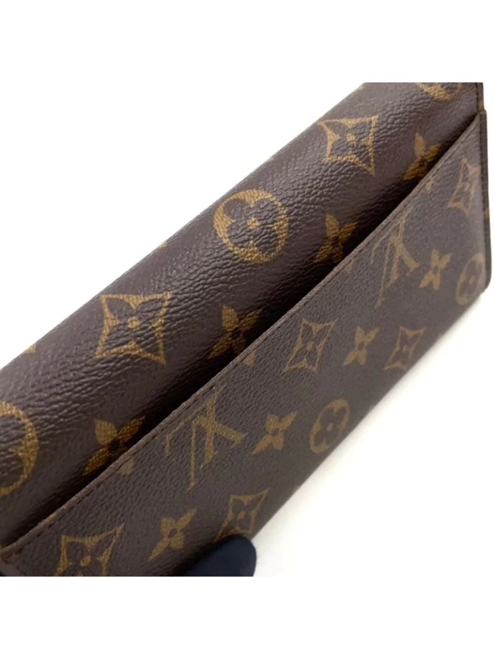 Louis Vuitton Portefeuille Sarah Monogram Leather with Initials Brown Bifold